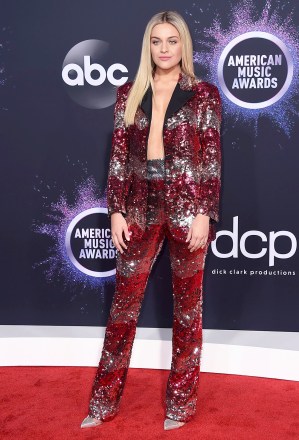 Kelsea Ballerini arrives at the American Music Awards, at the Microsoft Theater in Los Angeles
2019 American Music Awards - Arrivals, Los Angeles, USA - 24 Nov 2019