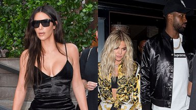 Kim Kardashian, Khloe Kardashian, Tristan Thompson