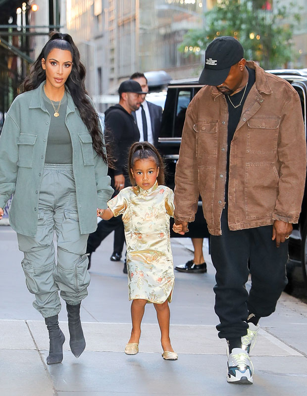 Kim Kardashian, North West, Kanye West