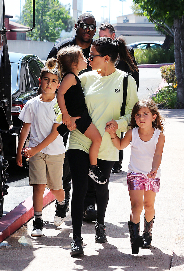 Kourtney Kardashian, Mason Disick, Reign Disick, Penelope Disick