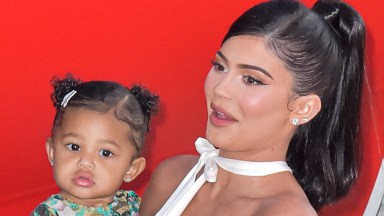 Kylie Jenner shares sweet pic of Stormi posing in front of her