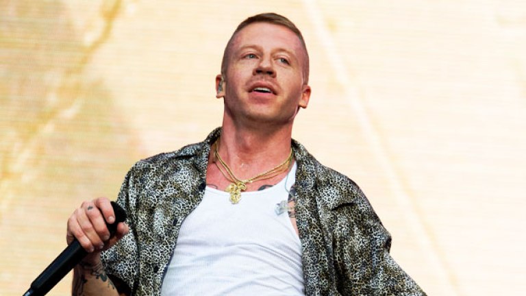 Macklemore Debuts Long Curly Hair & Mustache: Before & After Photos ...