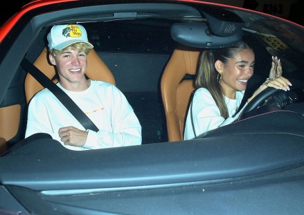 Los Angeles, CA  - *EXCLUSIVE* Singer and Influencer, Madison Beer and new boo Nick Austin grab dinner with friends at Saddle Ranch in Los Angeles. The two were seen getting closed and personal while heading home together.Pictured: Madison Beer, Nick AustinBACKGRID USA 1 SEPTEMBER 2020 USA: +1 310 798 9111 / usasales@backgrid.comUK: +44 208 344 2007 / uksales@backgrid.com*UK Clients - Pictures Containing ChildrenPlease Pixelate Face Prior To Publication*
