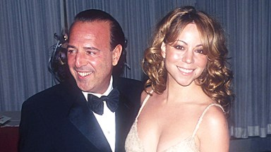 Tommy Mottola and Mariah Carey