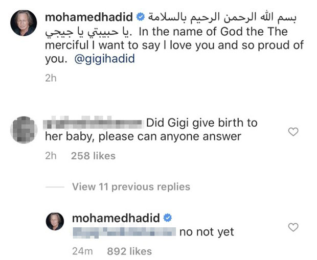Mohamed Hadid's Instagram