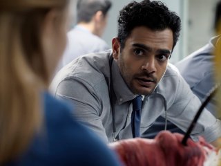 TRANSPLANT -- "Tell Me Who You Are" Episode 102 -- Pictured: Hamza Haq as Dr. Bashir "Bash" Hamed -- (Photo by: Yan Turcotte/Sphere Media/CTV/NBC)