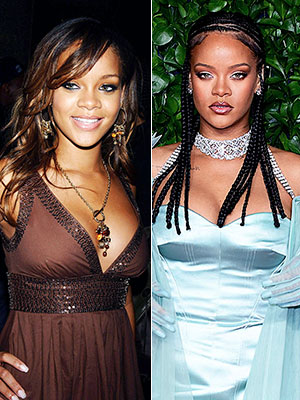 rihanna through the years