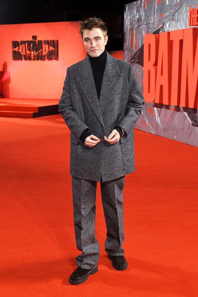 Robert Pattinson At The London Premiere Of ‘The Batman’