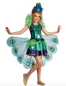 Girls Peacock Costume