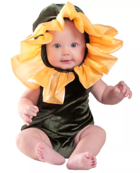 baby sunflower costume