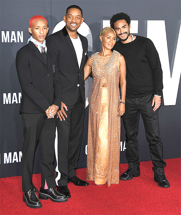 Will Smith, Jada Pinkett-Smith, Jaden Smith, Trey Smith