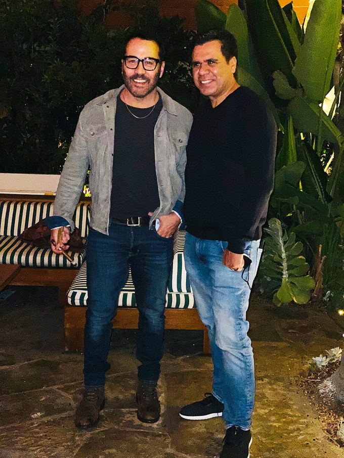 Jeremy Piven seen with event producer Max Soto