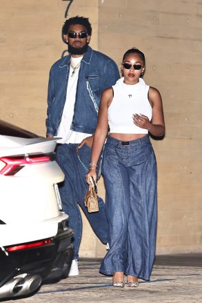 Malibu, CA  - Jordyn Woods makes a stylish appearance alongside boyfriend Karl-Anthony Towns and her mother, stepping out confidently after dinner at Nobu just a day after capturing the internet's attention with a reunion with her ex-best friend Kylie Jenner.Pictured: Jordyn Woods, Karl Anthony Towns, Elizabeth Woods, Jodie WoodsBACKGRID USA 17 JULY 2023 USA: +1 310 798 9111 / usasales@backgrid.comUK: +44 208 344 2007 / uksales@backgrid.com*UK Clients - Pictures Containing ChildrenPlease Pixelate Face Prior To Publication*