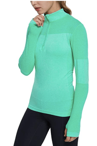 Neon pullover running shirt