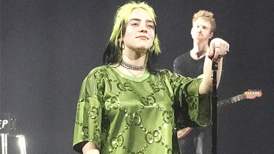 Billie Eilish performing