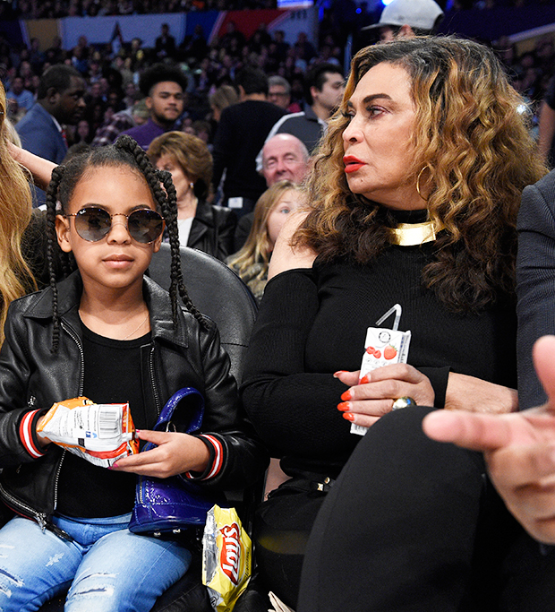 Blue Ivy Gives Tina Knowles ‘grandma Skeleton Halloween Makeover Pic