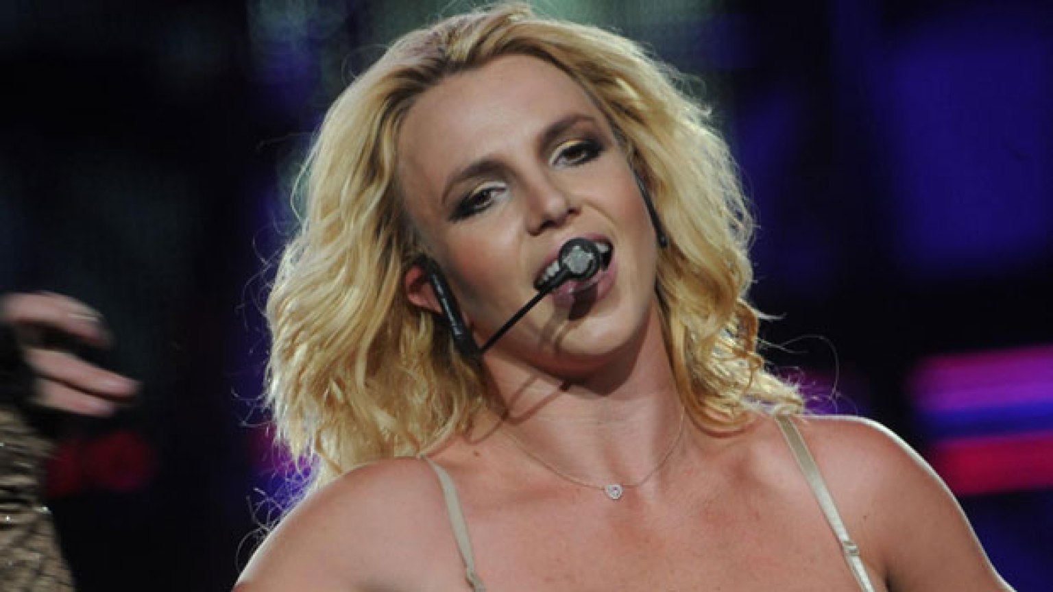 Britney Spears’ Red Crop Top & Sheer Black Pantyhose: Sexy New Look In ...