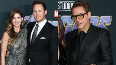 Chris Pratt, Katherine Schwarzenegger, Robert Downey Jr.