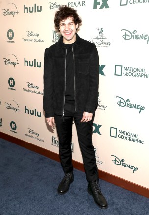 David Dobrik arrives at the FX and Disney Golden Globes afterparty at the Beverly Hilton Hotel on Sunday, Jan. 5, 2020, in Beverly Hills, Calif. (Photo by Mark Von Holden/Invision/AP)