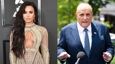 Demi Lovato and Rudy Giuliani