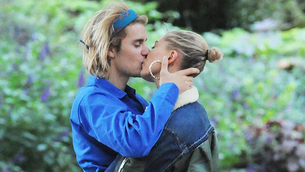 Justin Bieber & Hailey Baldwin Cuddle On Wedding Anniversary Date Night ...