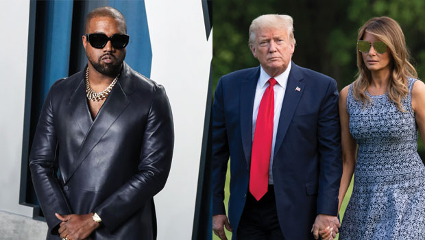 Kanye West, Donald Trump, Melania Trump