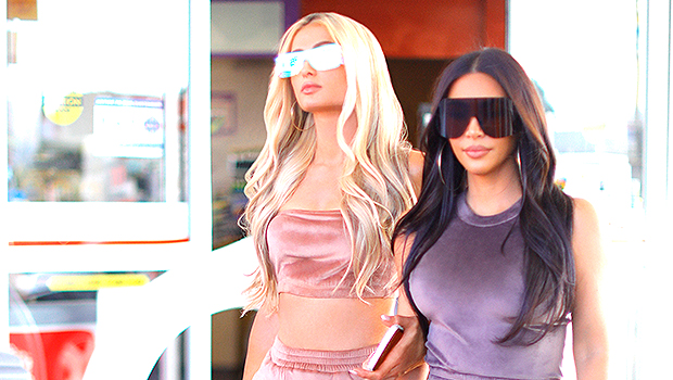 North West & Friend Channel Kim Kardashian & Paris Hilton with Juicy  Tracksuit & LV Purse - GVS – United States News