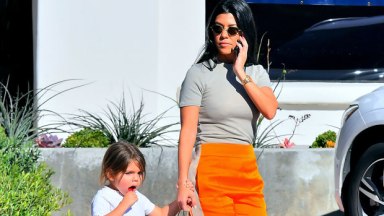 Reign & Kourtney Kardashian