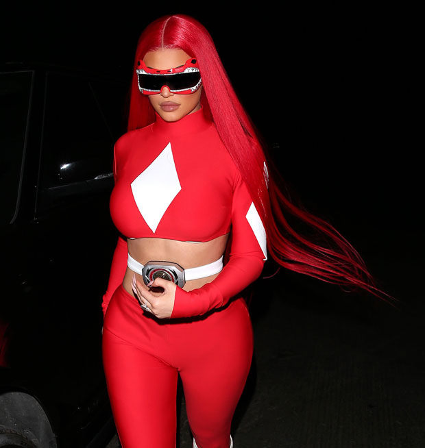 Kylie Jenner Power Ranger Halloween Costume