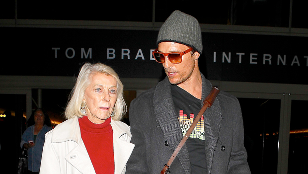 Matthew McConaughey” Shirtless In Sweet Pic With Mom To Promote Book ...