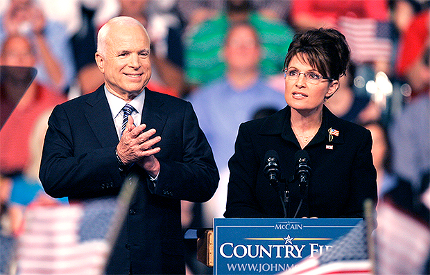 John McCain, Sarah Palin