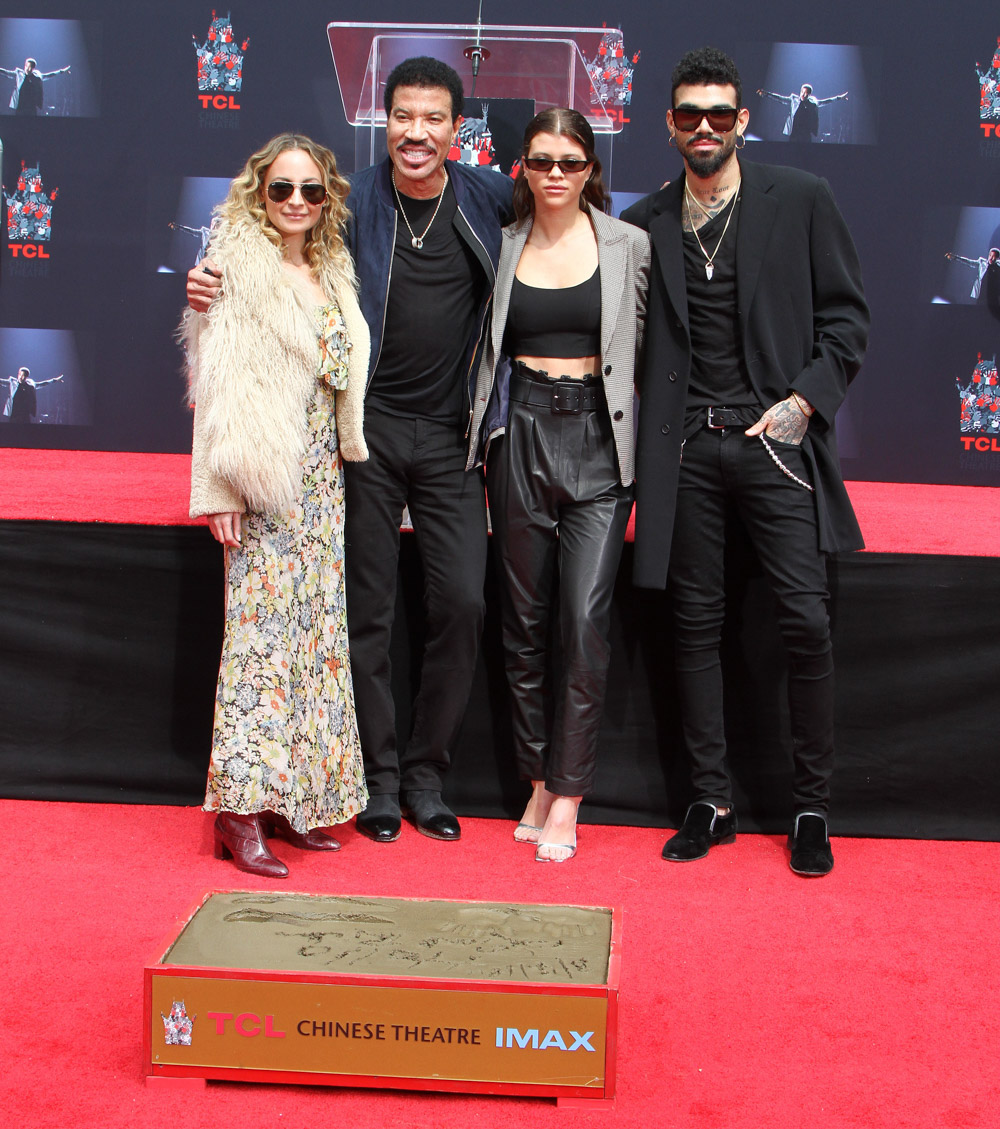 Lionel Richie Hand and Footprint Ceremony in Los Angeles