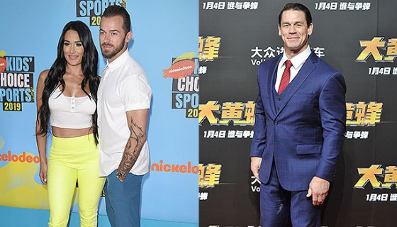 Nikki Bella and Artem Chigvintsev, John Cena