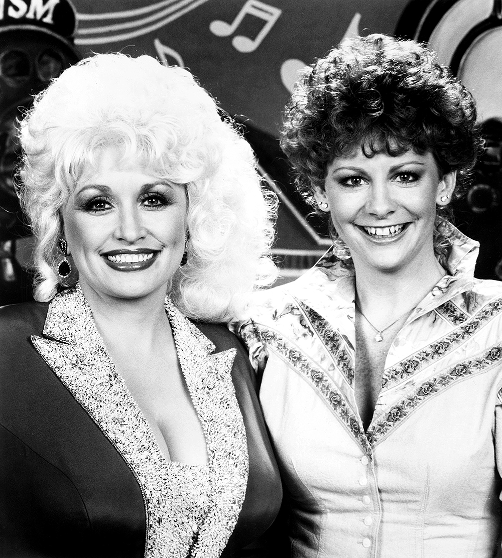 GRAND OLE OPRY 60th ANNIVERSARY, from left, Dolly Parton, Reba McEntire, aired January b14, 1986,