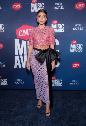 UNSPECIFIED - OCTOBER 21: In this image released on October 21, Sarah Hyland attends the 2020 CMT Awards broadcast on Wednesday October 21, 2020. (Photo by Rich Fury/CMT2020/Getty Images for CMT)