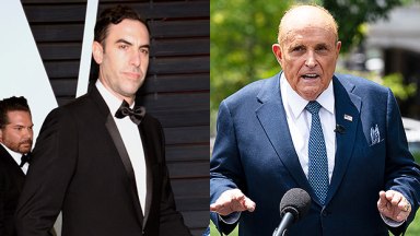 Sacha Baron Cohen & Rudy Giuliani
