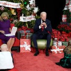 Biden makes Christmas visit to childrens hospital in Washington, USA - 23 Dec 2022