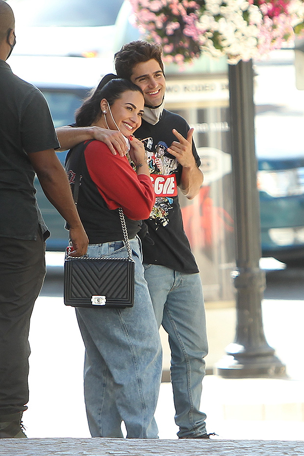 Demi Lovato and Max Ehrich