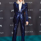Diane Keaton LACMA Gala Sequined Suit SS