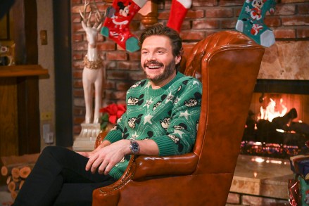 THE DISNEY HOLIDAY SINGALONG - “The Disney Holiday Singalong,” is the third iteration in the ratings phenomenon franchise, with Ryan Seacrest returning to host the night of merry music and magic on MONDAY, NOV. 30 (8:00-9:00 p.m. EST). (ABC/Frank Micelotta)RYAN SEACREST