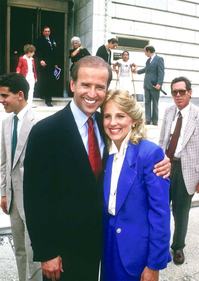Joe Biden & Jill Biden in 1987