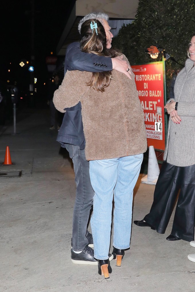 Katharine McPhee Hugs David Foster