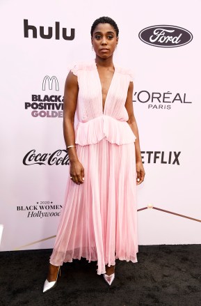 Actress Lashana Lynch poses at the 13th Annual ESSENCE Black Women in Hollywood Awards Luncheon, Thursday, Feb. 6, 2020, in Beverly Hills, Calif. (AP Photo/Chris Pizzello)
