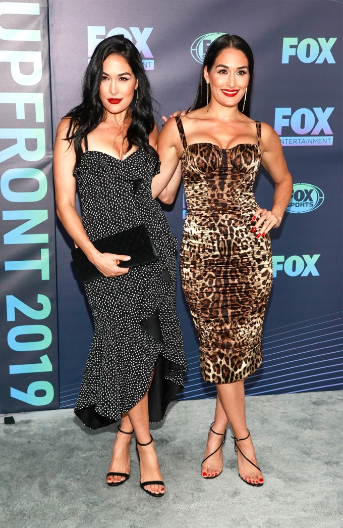Nikki & Brie Bella At 2019 FOX Upfronts