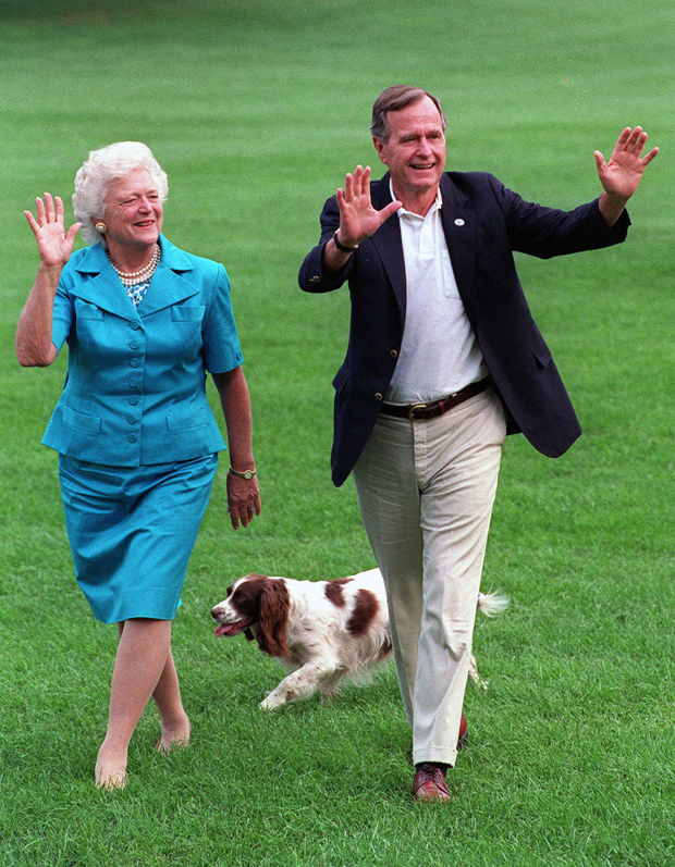 George H.W. Bush and Barbara Bush