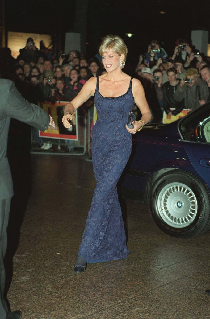 Princess Diana In Blue Lace