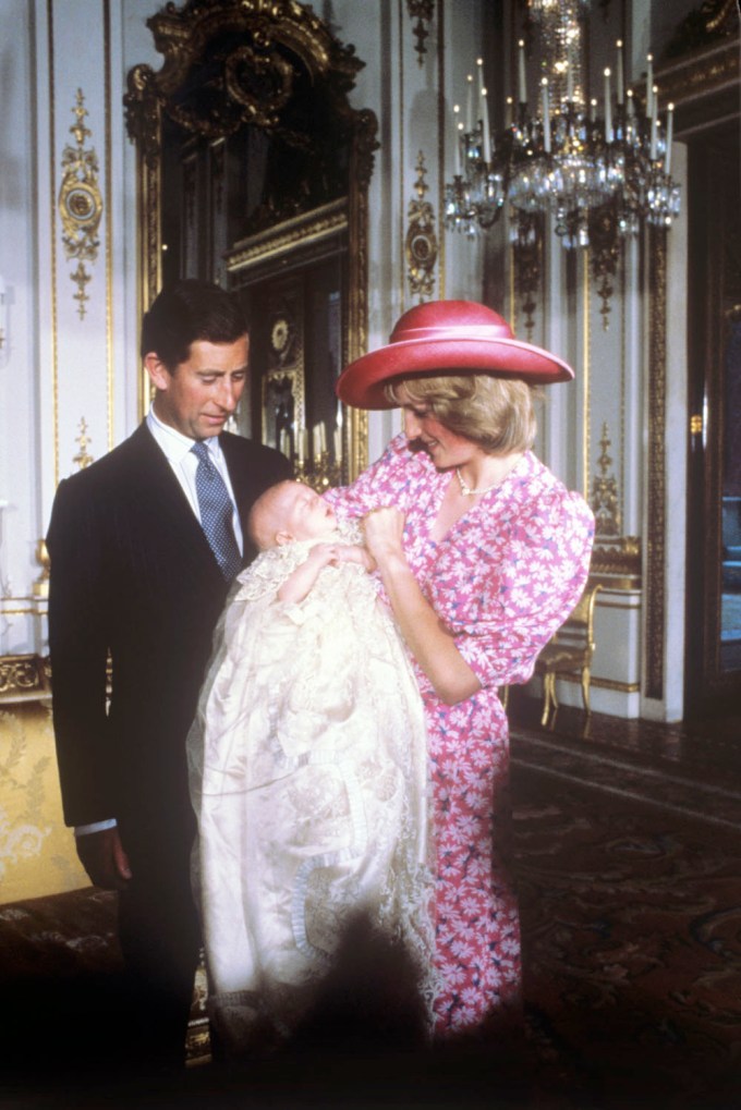Princess Diana At Prince William’s Christening
