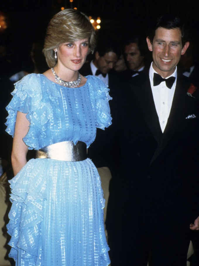 Princess Diana In Blue