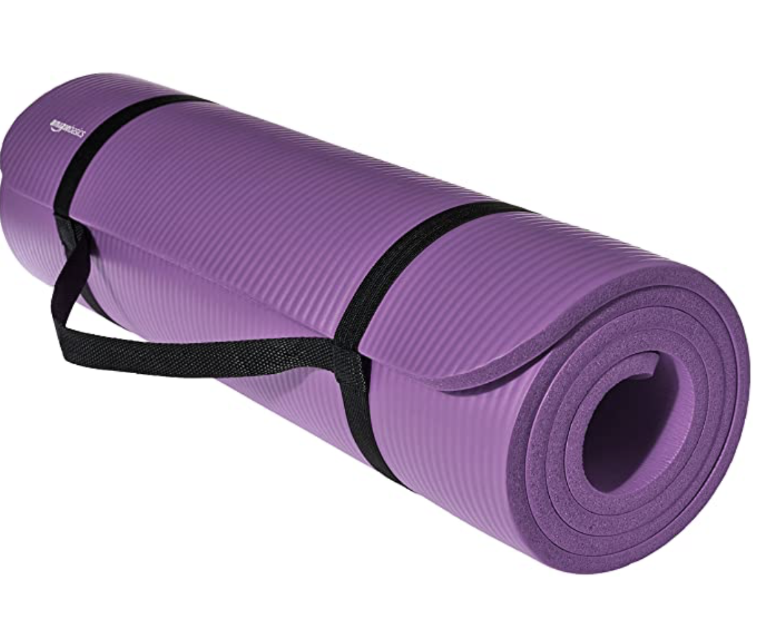 24x70 Grow Your Own Way I Yoga and Pilates Non-Slip Fitness Mat with Carrying Strap