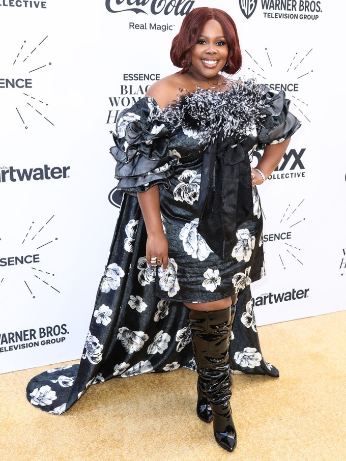 Amber Riley at the ESSENCE Black Women in Hollywood event